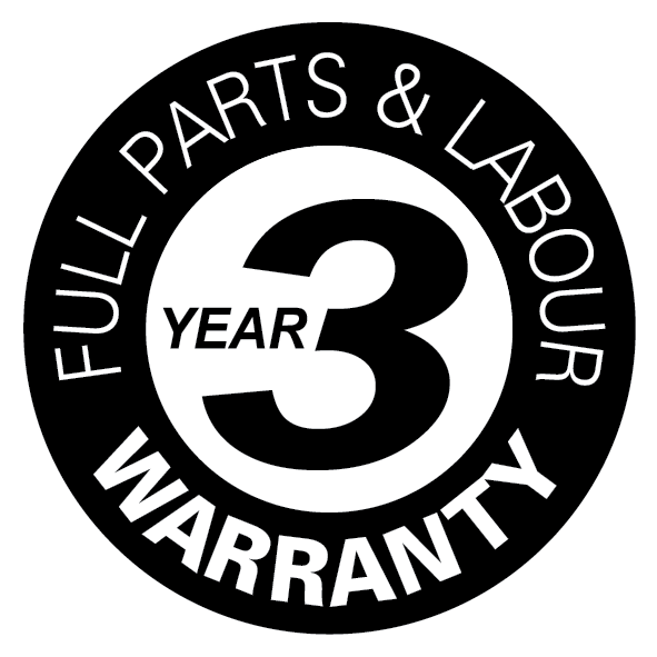 3 Year warranty on full parts & labour on Gas Fireplaces